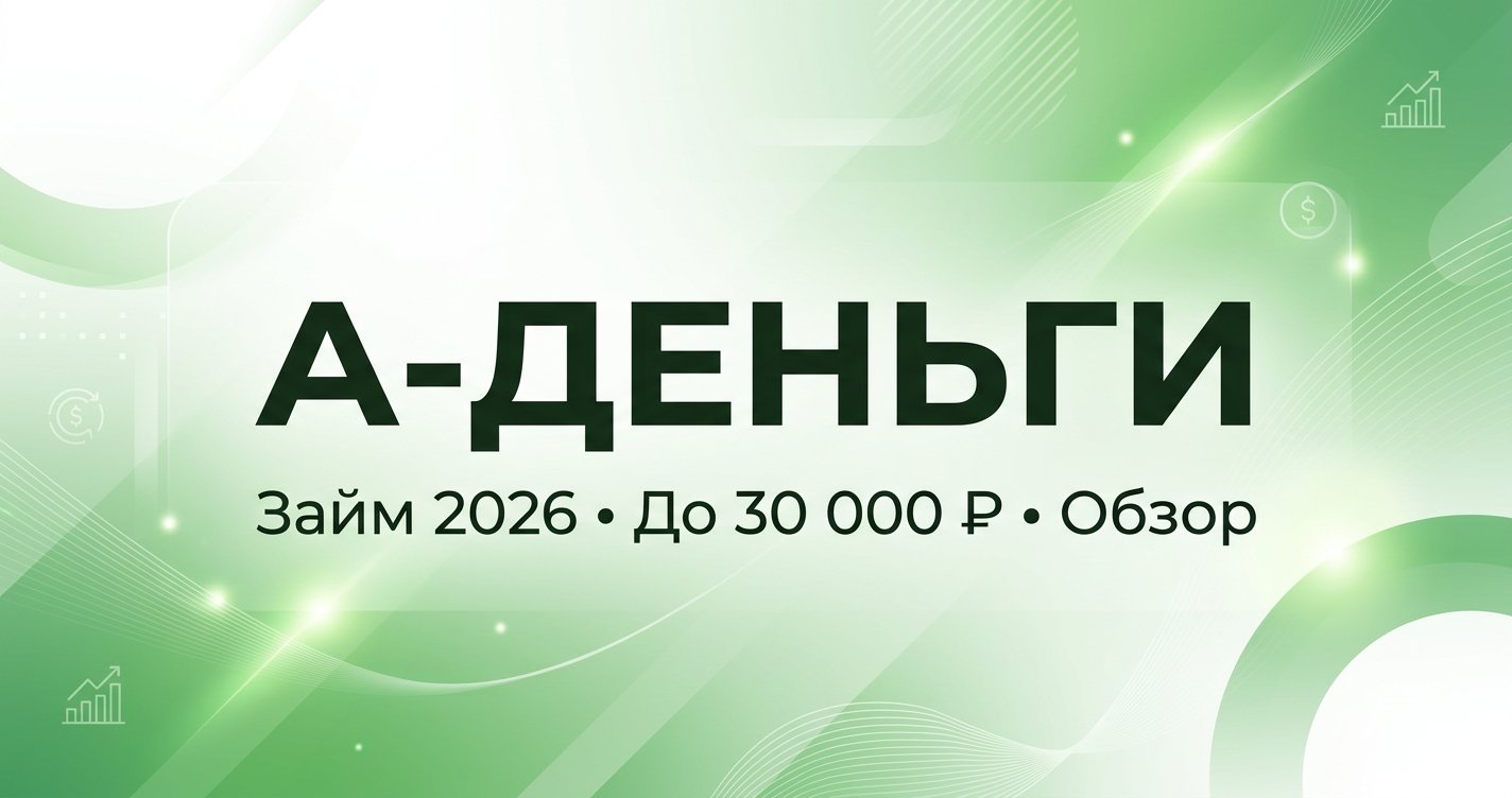 А-Деньги в 2026: займ до 30 000 ₽ — условия и отзывы