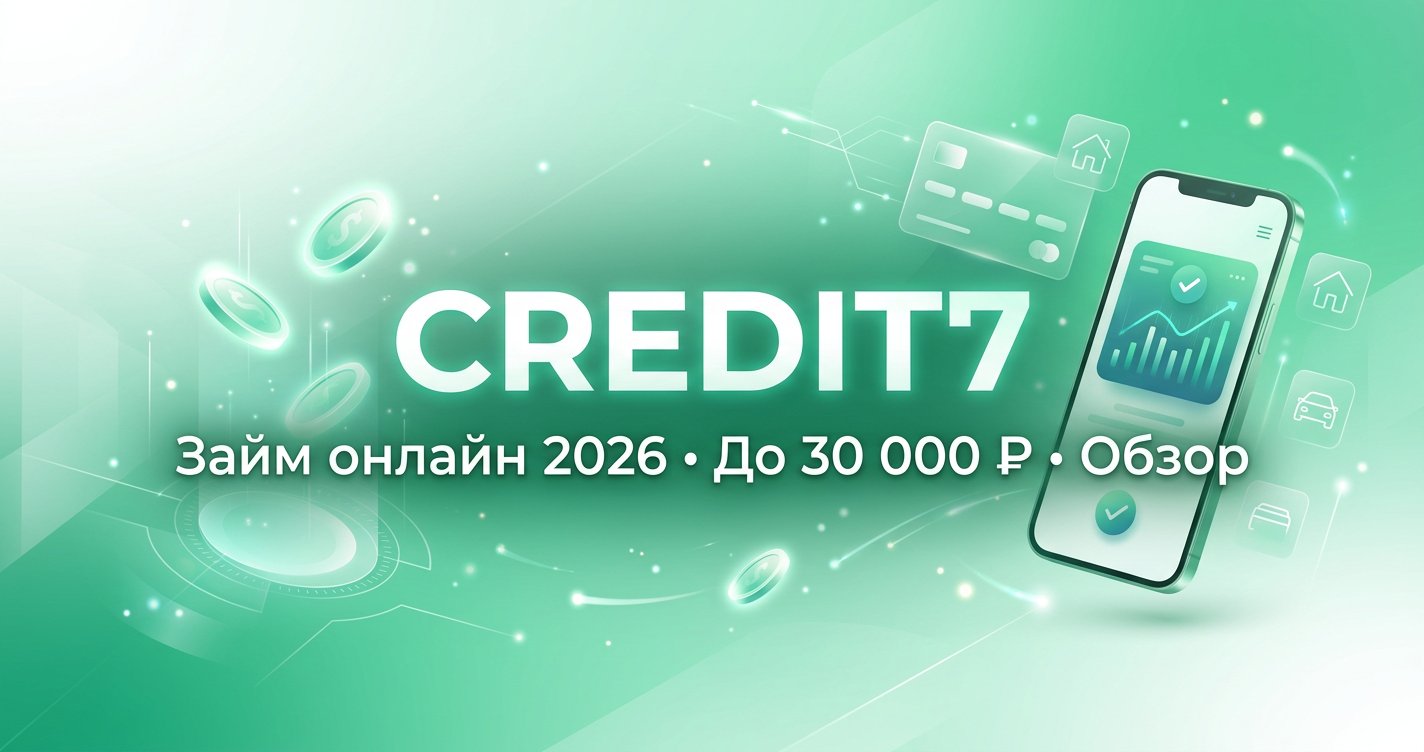 Credit7 в 2026: займ до 30 000 ₽ онлайн — условия и честный обзор