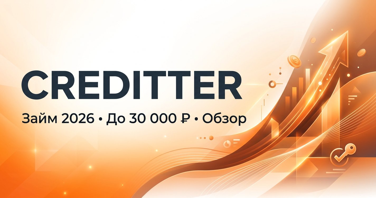Creditter в 2026: займ до 30 000 ₽ онлайн — условия и отзывы