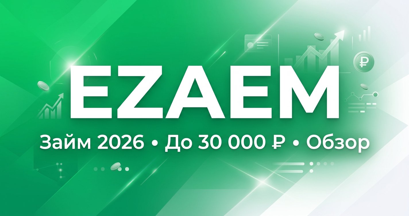 Ezaem в 2026: займ онлайн до 30 000 ₽ — условия и отзывы