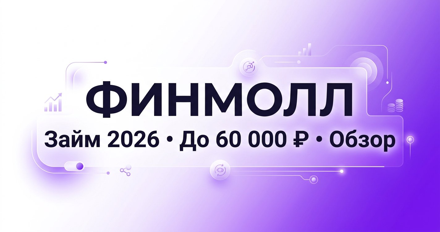ФинМолл в 2026: займ до 60 000 ₽ на 53 недели — условия и отзывы