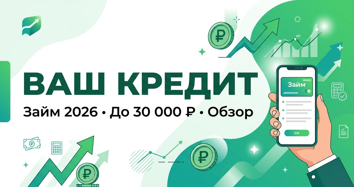 Ваш Кредит в 2026: займ до 30 000 ₽ — условия и отзывы